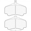 Brzdové destičky CL Brakes RC6-E - 4055RC6E