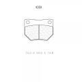 Brzdové destičky CL Brakes RC5+ - 4060T14RC5