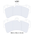 Brzdové destičky CL Brakes RC6-E - 4081RC6E