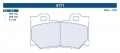 Brzdové destičky CL Brakes RC6 - 4171RC6