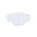 Brzdové destičky CL Brakes RC6 - 4206RC6