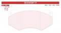 Brzdové destičky CL Brakes RC5+ - 5015W58T17RC5