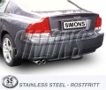 Catback výfuk Simons Volvo S60 R Turbo (03-07) - homologace