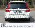 Catback výfuk Simons Volvo V70 / XC70 2WD 1.6/2.0 T4/T5 / 2.5FT (07-) - homologace