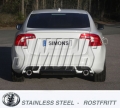Catback výfuk Simons Volvo S60 / V60 2.0T T3/T4/T5 2WD (10-18) - homologace