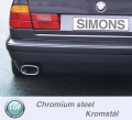Manifold back výfuk Simons BMW 6-Series E24 628csi (05/82-)