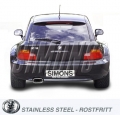 Catback výfuk Simons BMW Z3 1.9 16V (95-02) - homologace