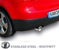 Catback výfuk Simons VW Golf 6 1.4TSi/1.8TSi (08-13) - homologace