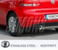 Catback výfuk Simons VW Golf 5 1.4TSi/1.8TFSi/2.0TFSi vč. GTi/ED30 (03-10) - homologace
