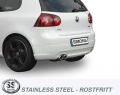 Catback výfuk Simons VW Golf 5 1.4TSi/1.8TFSi/2.0TFSi vč. GTi/ED30 (03-10) - homologace