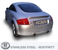 Catback výfuk Simons Audi TT 8N Quattro 1.8T 180/225PS (98-06) - homologace