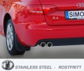 Catback výfuk Simons Audi A4 B8 FWD/Quattro Coupe/Sportback 2.0TDi (07-15)