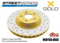 Brzdové kotouče DBA na Nissan 350Z 3.5 V6 (Track model) Brembo dvoupístové brzdiče (03-) - zadní DBA4601X
