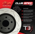 Brzdové kotouče DBA na Nissan 370Z 3.7 V6 Brembo brdziče (08-) - přední DBA42314S