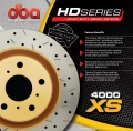 Brzdové kotouče DBA na Nissan 350Z 3.5 V6 (Track model) Brembo dvoupístové brzdiče (03-) - přední DBA44600XS