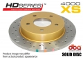 Brzdové kotouče DBA na Nissan 350Z 3.5 V6 (Track model) Brembo dvoupístové brzdiče (03-) - zadní DBA4601XS