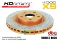 Brzdové kotouče DBA na Nissan 350Z 3.5 V6 (Track model) Brembo dvoupístové brzdiče (03-) - zadní DBA4601XS