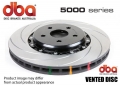 Brzdové kotouče DBA na Nissan 350Z 3.5 V6 (Track model) Brembo dvoupístové brzdiče (03-) - přední DBA54600BLKS
