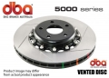 Brzdové kotouče DBA na Nissan 350Z 3.5 V6 (Track model) Brembo dvoupístové brzdiče (03-) - přední DBA54600BLKS