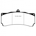 Přední brzdové destičky EBC Yellowstuff do D2 Racing BBK 330/356mm - road/rally/race