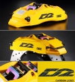 Přední brzdový kit D2 Racing pro Honda Accord 2.0 (07-12), 4-pístkové brzdiče, pevné kotouče 304x28mm