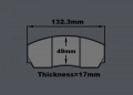 Přední brzdový kit D2 Racing pro Honda Accord 2.0 (07-12), 4-pístkové brzdiče, pevné kotouče 304x28mm