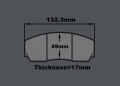 Přední brzdový kit D2 Racing pro Alfa Romeo 146 (94-01), 4-pístkové brzdiče, pevné kotouče 304x28mm