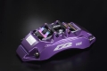 Přední brzdový kit D2 Racing pro Honda Stream RN3 (00-06), 6-pístkové brzdiče, plovoucí kotouče 330x32mm