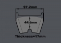 Přední brzdový kit D2 Racing pro Honda Odyssey RA6/RA7 (99-03), 8-pístkové brzdiče, plovoucí kotouče 421x36mm
