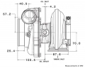 Turbodmychadlo Garrett GTX3076R Gen II Super Core Reverse Rotation - 844621-5004S