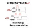 Rear Adjustable Camber Arms Godspeed Project Škoda Superb II 3T / Yeti 5L