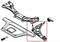 Front Lower Control Arms Hardrace BMW 3-Series E46 mimo M3 (97-06)