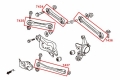 Rear Trailing Arms Hardrace BMW 4-Series F32 / F33 / F36 - pilowball
