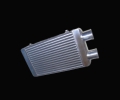 Intercooler FMIC 640 x 300 x 76mm (450 x 300 x 76mm) - výstupy 76mm