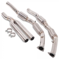 Downpipes se sportovními katalyzátory Jap Parts VW Golf 5 3.2 R32 (04-09)