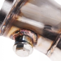 Downpipe s náhradou katalyzátorů Japspeed Subaru Impreza GC8 (92-00) 76-76mm