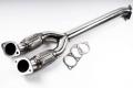 Středový díl k výfuku Y pipe Japspeed Nissan GT-R R35 - 2x 76mm > 89mm