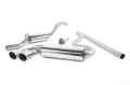 Downpipe back Milltek Audi Coupe UR Quattro 10v Turbo (89-91) - verze s rezonátorem - koncovka leštěná