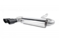 Downpipe back Milltek Audi Coupe UR Quattro 10v Turbo (89-91) - verze bez rezonátoru - koncovka černá