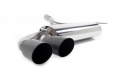 Downpipe back Milltek Audi Coupe UR Quattro 10v Turbo (81-89) - verze bez rezonátoru - koncovka černá