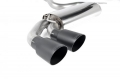 Downpipe back Milltek Audi Coupe UR Quattro 10v Turbo (89-91) - verze bez rezonátoru - koncovka černá