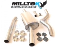 Downpipe back výfuk Milltek VW Golf 1 GTi (76-83) - verze bez rezonátoru