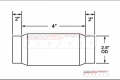 Vlnovec s náběhy 100 (200) x 63,5mm nerez