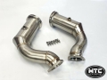 Downpipes s náhradami katalyzátorů MTC Motorsport Audi SQ7 / SQ8 / RSQ8 4.0 TFSI bi-turbo (19-)