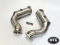 Downpipes s náhradami katalyzátorů MTC Motorsport Audi SQ7 / SQ8 / RSQ8 4.0 TFSI bi-turbo (19-)