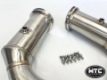 Downpipes s náhradami katalyzátorů MTC Motorsport Audi SQ7 / SQ8 / RSQ8 4.0 TFSI bi-turbo (19-)