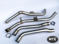 Downpipes s náhradami katalyzátorů MTC Motorsport Mercedes E-Klasse W212 E63 AMG 5.5 V8 Bi-Turbo M157 (10-18)