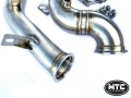 Downpipes s náhradami katalyzátorů MTC Motorsport Mercedes E-Klasse W213 E63 S AMG 4.0 twin-turbo V8 M177 (16-)