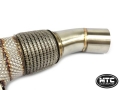 Downpipe se sportovním katalyzátorem MTC Motorsport BMW F30 / F31 / F32 / F33 / F34 GT / F36 340i/440i B58 (16-)