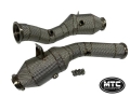 Downpipes se sportovními katalyzátory MTC Motorsport Mercedes GLC X253 43 AMG / 450 M276 (16-)